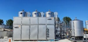 An HRS Digestate Pasteurization System (DPS) installed at New Zealand’s first dedicated food waste AD plant