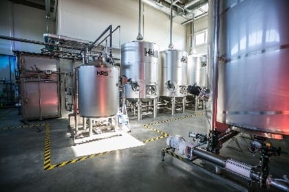 An HRS Digestate Pasteurization System (DPS) installed at a Lithuanian AD plant